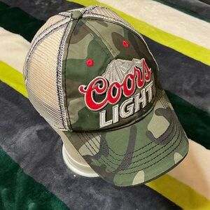 Coors Light Camouflage Mesh Cap